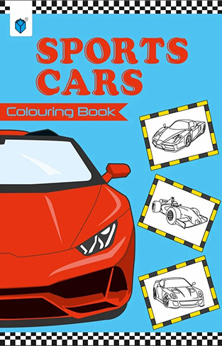 Sports Cars Colouring Book